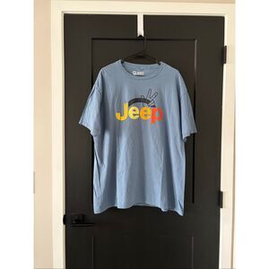 JEDCo Jeep Wave T-Shirt Lake Blue Size XXL